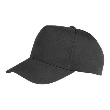 Casquette enfant 5 panels pas cher, fermeture velcro en polycoton