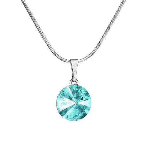 Collier turquoise clair cristal swarovski de chez FaBOS