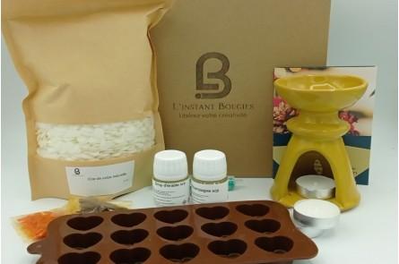 Kit "Fondants Parfumés" + Brûleur Jaune Moutarde