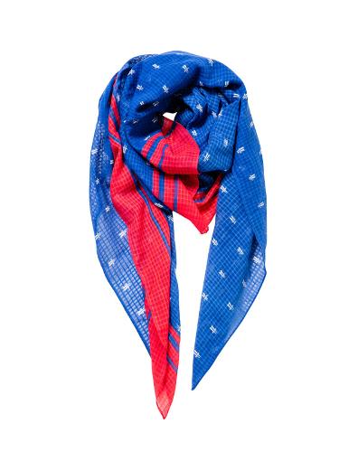 Foulard Mini Autobahn Bleu