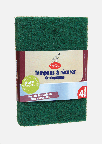 Tampons à récurer vert