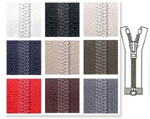 Zip 5 spirale séparable (Standard - 60 cm - Gris)