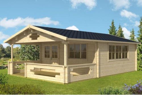 CHALET DE JARDIN EN BOIS ARMIN XL  25M² | 70MM