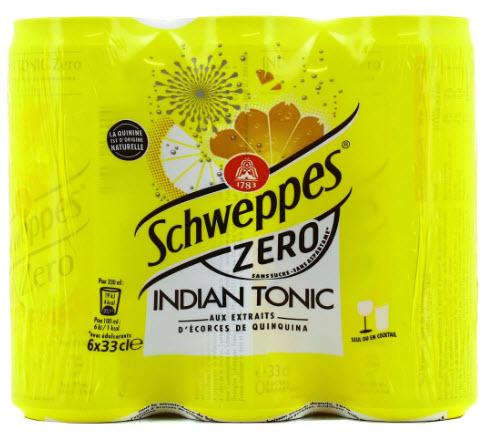 Schwep Indian Tonic Zero Bt 6x