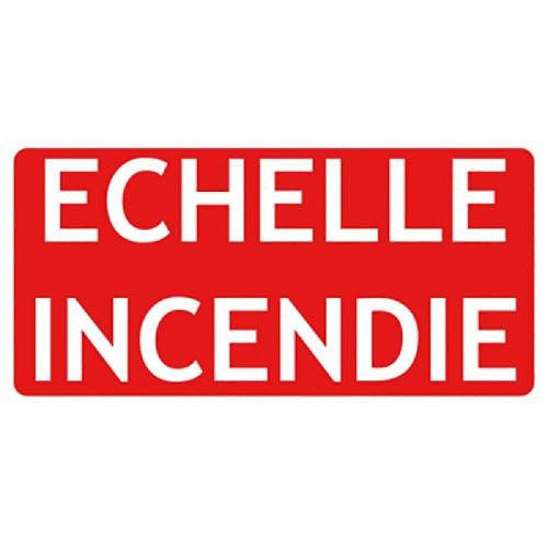 Panneau echelle incendie 200 x 80 mm