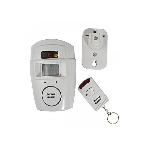 Alarme detecteur ir de mouvement autonome 1 télécommande et sirene st205