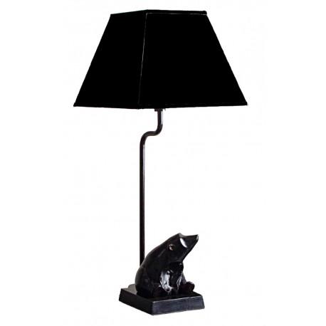 LAMPE EN METAL NOIR OURS