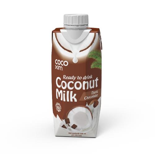 COCO XIM, LAIT DE COCO À BOIRE CHOCOLAT 33CL X 12PC