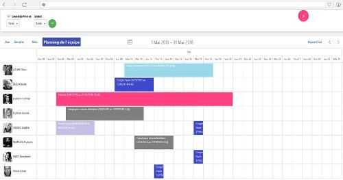 Logiciel planning congés et absences