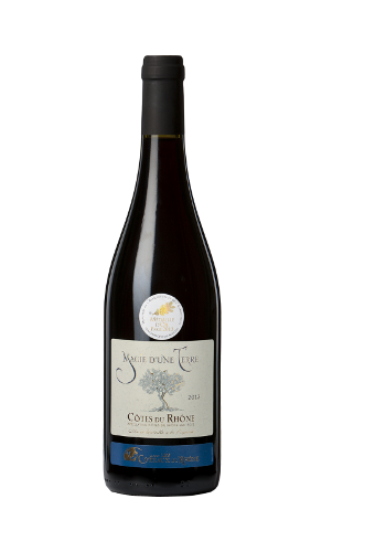 COTES DU RHONE ROUGE 2020 AOP - MAGIE D UNE TERRE - MEDAILLE D OR ORANGE 2021