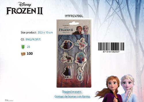 SET DE 6 GOMMES - FROZEN2