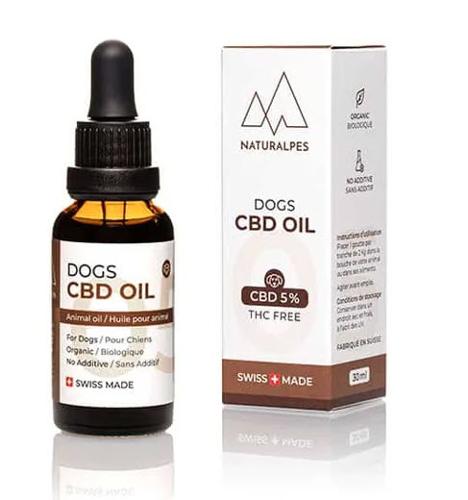 Huile CBD pour chien 5% - sans thc - Naturalpes