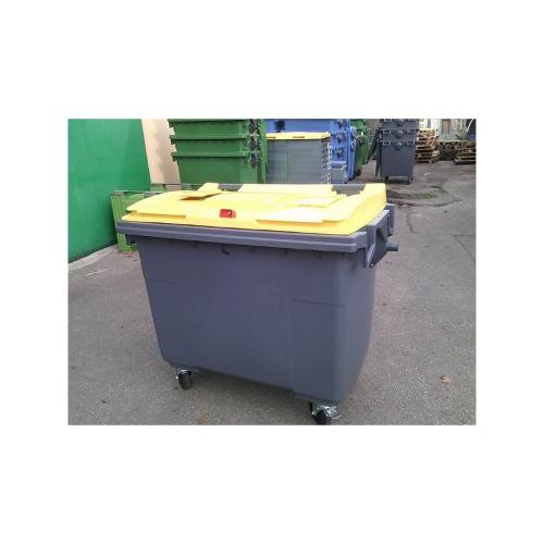 Conteneur emballages 660L 4 roues