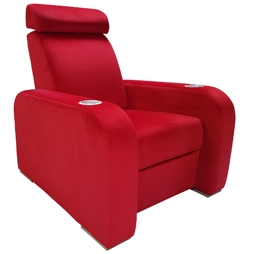 Fauteuil Home Cinéma Motorisé DESIGN ULTRA Class PREMIUM / Cuir Grainé Italien