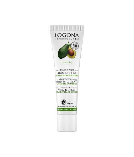 LOGONA Crème vitaminée régénération cellulaire avocat 30ml