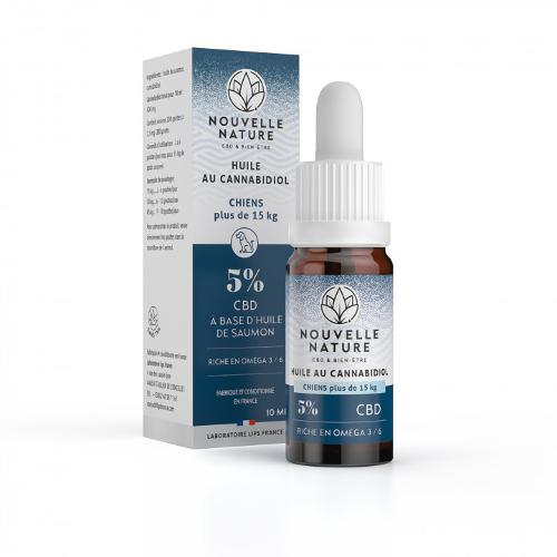 Huile CBD pour gros chien