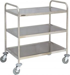 Chariot Inox 3 Plateaux