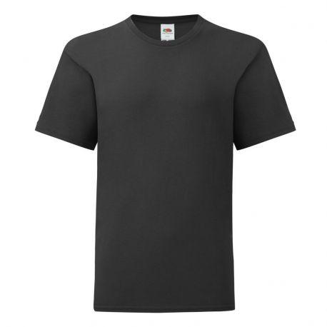 T-shirt garçon iconic en coton doux, étiquette détachable, 150 g/m²