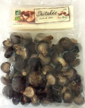 Champignons shiitake surgelés