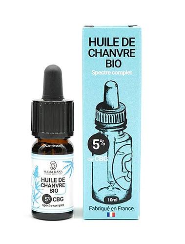 Huiles CBG - 5% Full spectrum - Mamakana