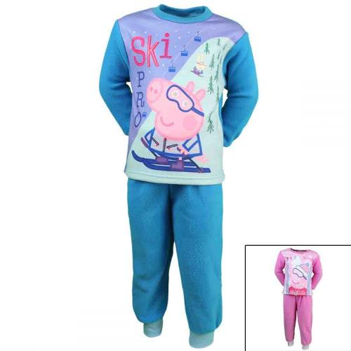 10x Pyjamas polaire Peppa Pig du 2 au 6 ans