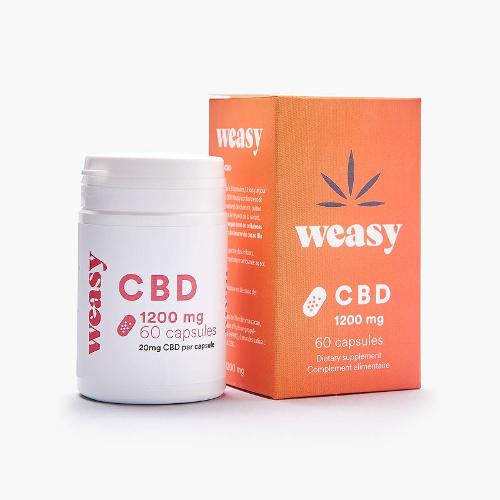 Weasy Capsules de CBD 20mg