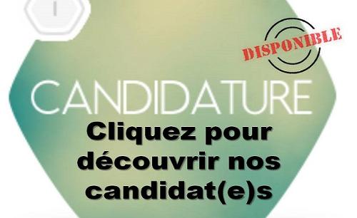 Nos candidats disponibles immédiatements