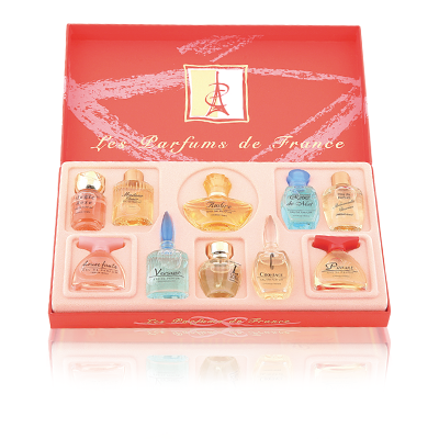 Charrier Parfums La Collection Coffret De 5 Eaux De Parfums Miniatures,  Rose, Fruité, 54,1 ml