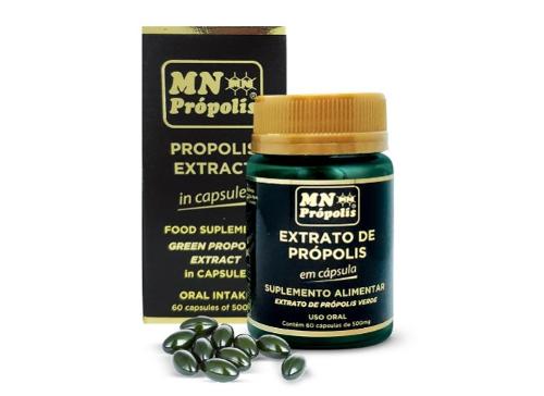 Extrait de Propolis Lyophilisé en Capsules 'OURO' 500mg