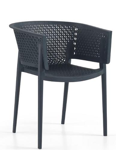 Fauteuil Honfleur Anthracite