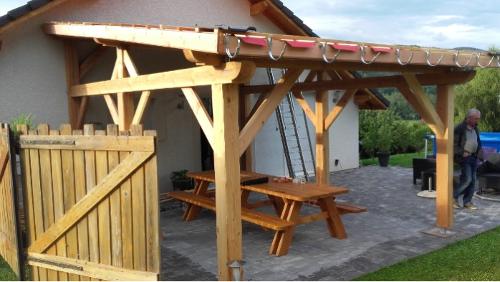 Réalisation de carport en bois