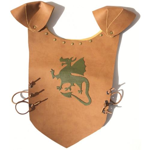 Armure Cuir Dragon Ajustable 5 ans et +