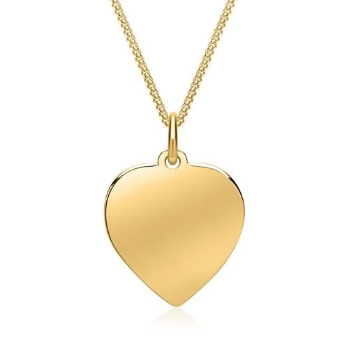 Pendentif coeur or personnalisé - 1463