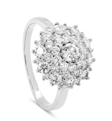 Bague Chou centre 0.20 ct / 40 bts - 1,26 ct AB2373