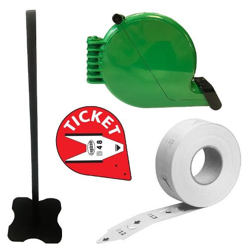 Kit distributeur de tickets escargot - 2000 tickets