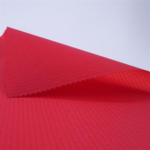 Tissu ripstop en polyamide 6.6 rouge cardinal enduction en polyuréthane