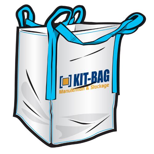 Big-bag KGB 91x91x120 sache interne + double toile + shipping belts