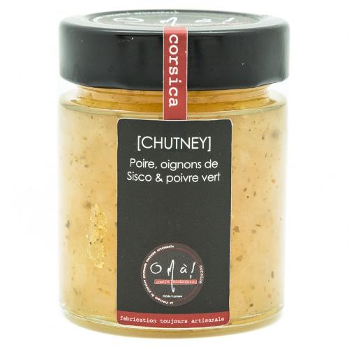 Chutney Poires Au Poivre Vert & Oignons Au Vermentinu