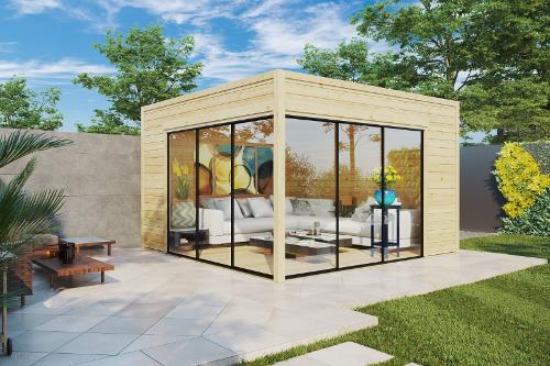 ABRI DE JARDIN DESIGN “OLIVIA ALU” 14M² 44MM