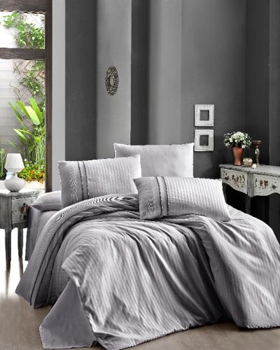 STRIPE STYLE-Ensemble de housse de couette