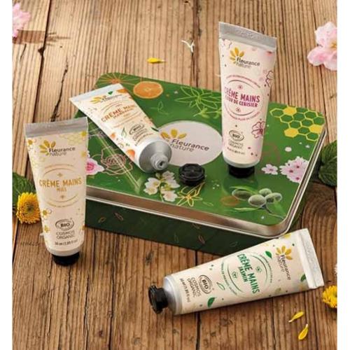 Coffret Crèmes Mains Senteurs Hiver/printemps