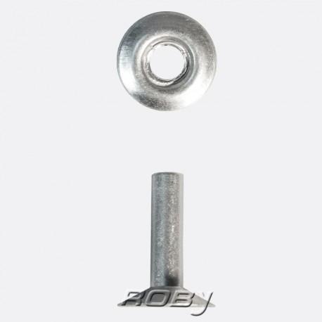 100 RIVETS ALUMINIUM 18 TETE FRAISEE LARGE 20X18MM...