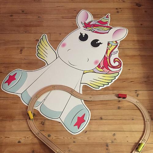 Tapis Vinyle Licorne