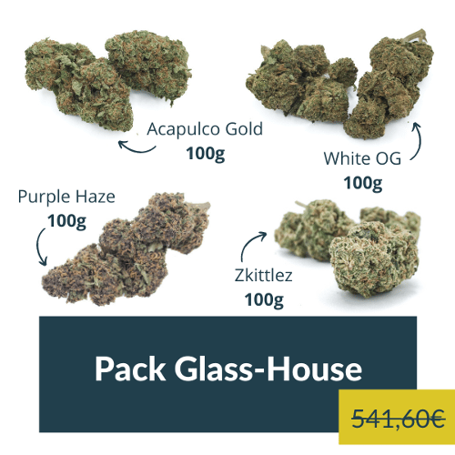 Pack 4 Fleurs Glass-House CBD