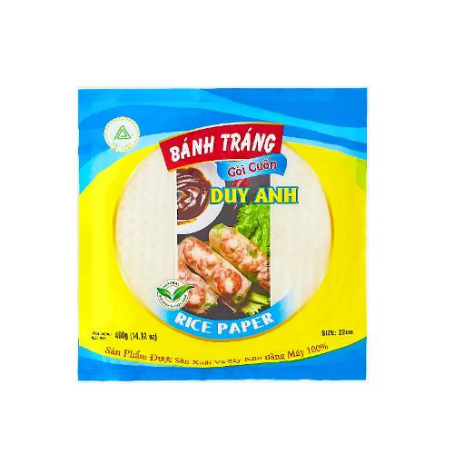 Duy Anh, Galette de Riz “Freshroll” 22cm (Rond) 40 X 400GR 