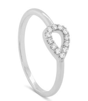 Bague Goutte 12 bts - 0.12 ct AB2308