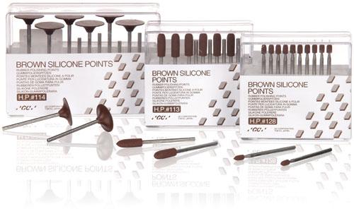 GC Brown Silicone Points