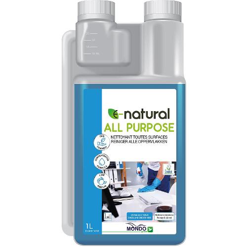 E NATURAL ALL PURPOSE 12X1L - Détergent toutes surfaces