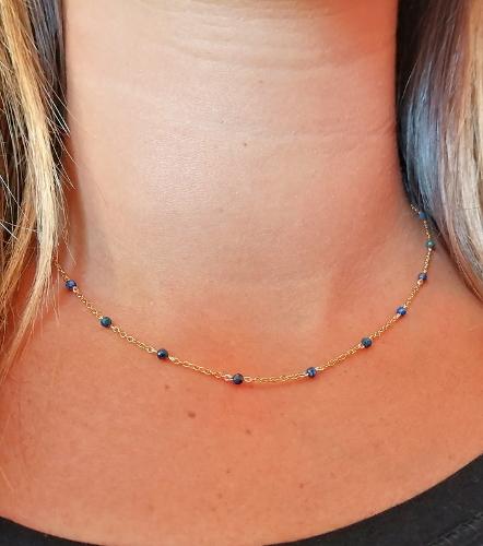 Collier rosaire Lapis-Lazuli