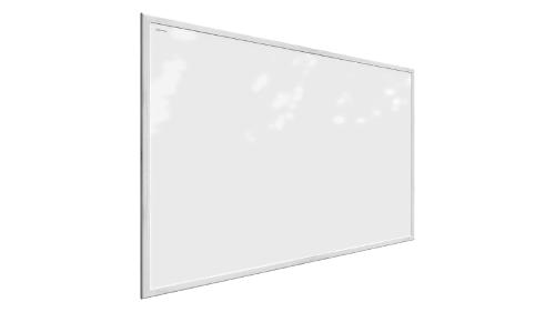Tableau Blanc Magnétique Effaçable à Sec avec Cadre en Bois Blanc 90x60cm